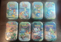 Pokemon Celebrations 8 Sealed Mini Tins with Open Display Box - Image 2