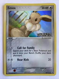 Eevee Reverse Holo Rare | EX Delta Species | #69 | Stamp | Chase | Pokemon TCG - Image 1