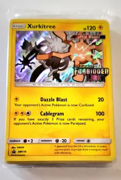 POKEMON FORBIDDEN LIGHT XURKITREE SM116 SEALED PRERELEASE BLACK STAR PROMOS NM - Image 1