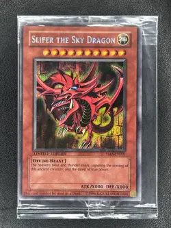 Yu-Gi-Oh! TCG Slifer The Sky Dragon YMA-EN001 Secret Rare Promo FACTORY SEALED - Image 1