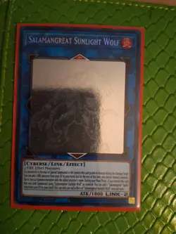 *** SALAMANGREAT SUNLIGHT WOLF *** GHOST RARE 1ST EDITION LD10-EN000 YUGIOH! - Image 1