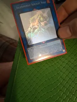 *** SALAMANGREAT SUNLIGHT WOLF *** GHOST RARE 1ST EDITION LD10-EN000 YUGIOH! - Image 2