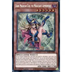YUGIOH DARK MAGICIAN GIRL THE MAGICIAN'S APPRENTICE SECRET RARE 1ST ALIN-EN004 - Image 1