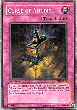 Curse Of Anubis SD1-EN028 Yu-Gi-Oh! Heavy Play 1st Edition - Image 1