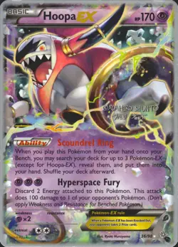 Hoopa EX (Shunto Sadahiro) 36/98 World Championships Pokemon Card NM - Image 1