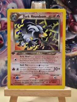 Pokemon Card - Dark Houndoom 1st Edition Neo Destiny 7/105 Holo Rare - Image 1