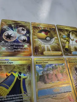 Pokemon TCG (Lot of 21) Gold Secret Cards All Are In NM Condition No Duplicates - Image 4