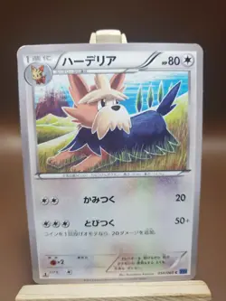 HP Pokemon Herdier 050/060 Collection X XY1 Japanese Card - Image 1