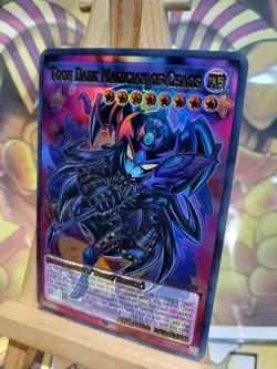 Cartes Toon Dark Magician Of Chaos ACG Waifu Card Holo Anime Yug - Image 2