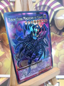 Cartes Toon Dark Magician Of Chaos ACG Waifu Card Holo Anime Yug - Image 3