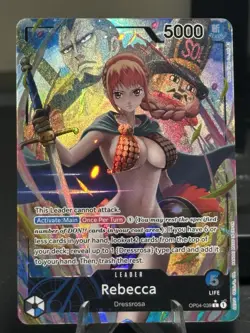 Rebecca Alt Art Leader OP04 - One Piece Card Game Kingdoms Of Intrigue OP04-039 - Image 1