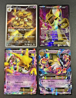 Alakazam lot 117 25 26 071 Pokemon M Alakazam EX 4 card lot - Image 1