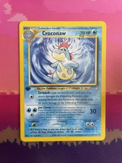 Pokemon Card Croconaw Neo Genesis 1st Edition Uncommon 31/111 Near Mint - Image 1