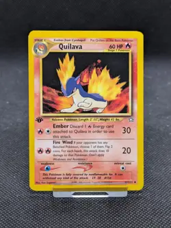 Pokemon Card Quilava Neo Genesis 1st Edition Uncommon 46/111 WOTC NM - Image 1