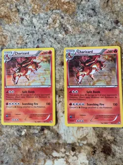 Pokemon TCG Factory Sealed Charizard Legendary Treasures 19/113 Holo Rare Cards - Image 1