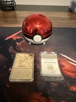 Pokemon 1999 Limited Edition Pikachu Trading Card 23K Gold-Plated, Burger King - Image 1