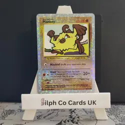 Mankey 81/110 Reverse Holo Legendary Collection Set Pokemon Card WOTC - Image 1