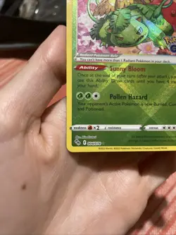 Pokemon Go Radiant Venusaur Reverse Holo Rare Card 004/078 Shiny TCG - Image 4