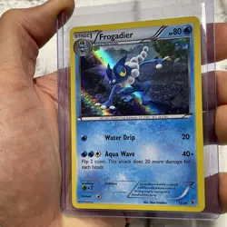 Frogadier 13/39 Common Kalos Starter Set Pokemon Card Holo LP+ Pokemon Nintendo - Image 2