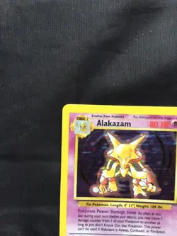 Pokemon Cards: Base Set Rare Holo: Alakazam 1/102 - Image 3