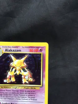 Pokemon Cards: Base Set Rare Holo: Alakazam 1/102 - Image 4