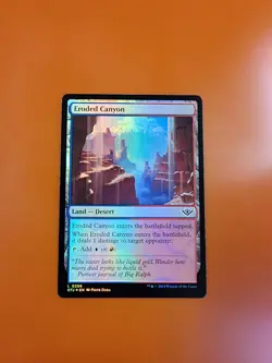 1x Eroded Canyon | FOIL | Outlaws of Thunder Junction | MTG Magic Cards - Image 3