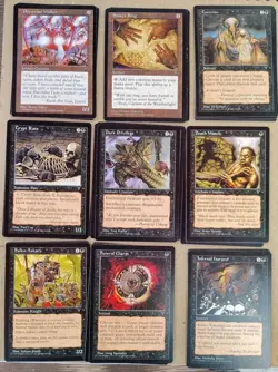 Magic the Gathering: VISIONS LOT (#2) 248 CARDS. ALL COMMONS. 1996. VG-NM. MTG - Image 1