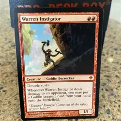 MTG Magic the Gathering Warren Instigator (154/280) Zendikar NM - Image 1