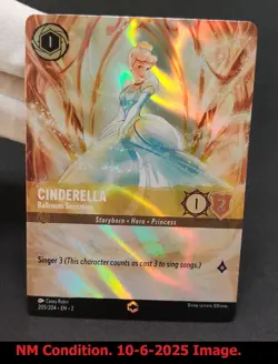 1x Cinderella - Ballroom Sensation - 205/204 - Enchanted - Holofoil (Alternate A - Image 5