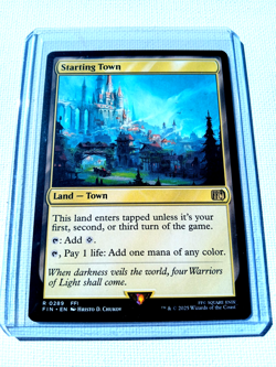 Starting Town (Regular) (FIN 0289) Final Fantasy Magic The Gathering - NM - Image 1