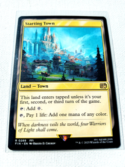 Starting Town (Regular) (FIN 0289) Final Fantasy Magic The Gathering - NM - Image 2