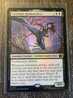 Gwenom, Remorseless Marvel's Spider-Man Foil 286 - Image 1