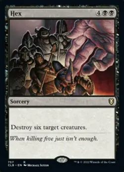 Hex - Commander Legends: Battle for Baldur's Gate #757 MTG Magic The Gathering - Image 1