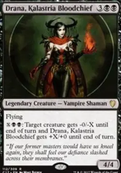Drana, Kalastria Bloodchief - Commander 2017 #112/309 MTG Magic The Gathering - Image 1