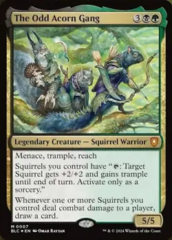 The Odd Acorn Gang - Foil - Commander: Bloomburrow #0007 MTG Magic The Gathering - Image 1