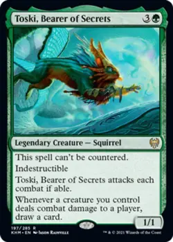 Toski, Bearer of Secrets - Kaldheim #197/285 MTG Magic The Gathering - Image 1