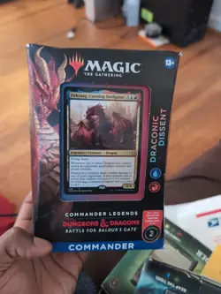 Magic Legends Battle for Baldur's Gate - Draconic Dissent Commander Deck MTG New - Image 1