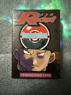 NEW SEALED Pokemon Team Rocket Theme Deck Devastation Gamefreak Wizards Of Coast 742818061803 - Image 1