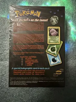 NEW SEALED Pokemon Team Rocket Theme Deck Devastation Gamefreak Wizards Of Coast 742818061803 - Image 2