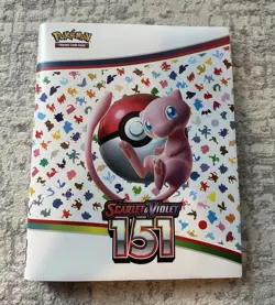Pokemon Scarlet And Violet 151 Mew [BINDER ONLY] Barely Used, Mostly Unused - Image 1