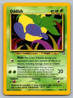 Pokemon TCG Neo Genesis Oddish #68 - Image 1