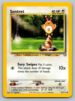 Pokemon TCG Neo Genesis Sentret #71 - Image 1
