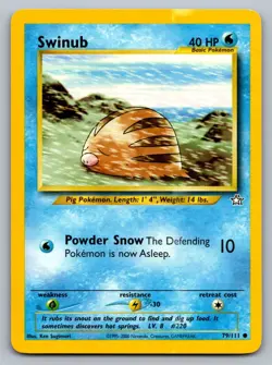 Pokemon TCG Neo Genesis Swinub #79 - Image 1