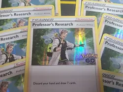 Pokemon TCG Lot (10) - Professor's Research SWSH178 Stamped Promo Holo NM - Image 3