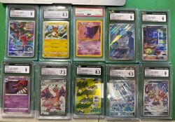 Lot of 10 Graded Pokemon CGC PSA 1999 VINTAGE, GENGAR LOT #144 - Image 1