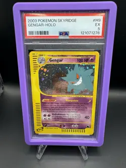 Pokemon TCG - Gengar H9/H32 Rare Holo Skyridge - PSA 5 - Image 1