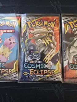 Lot Of 4x Pokemon Sun & Moon Cosmic Eclipse Booster Pack (Full Art Set) 820650805899 - Image 4