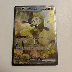 MELOETTA EX 167/086 SIR SPECIAL ILLUSTRATION RARE Pokemon S&V BLACK BOLT ENGLISH - Image 1
