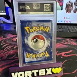 2000 Pokemon Gym Heroes #14 Sabrina's Gengar PSA 1 SWIRL - Image 2