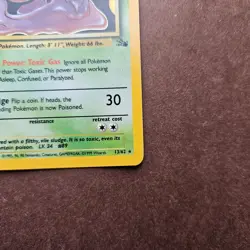 Muk 13/62 Pokemon Fossil Holo Rare Card - LP - Image 5
